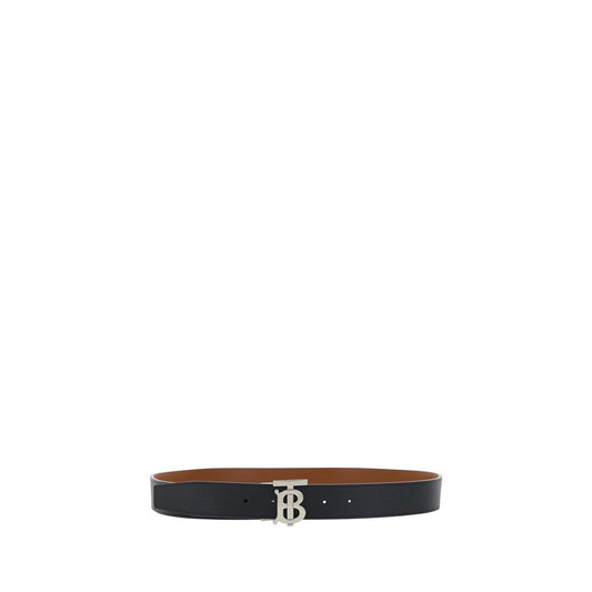 Burberry Black Calf Leather Bos Taurus Regular Belt