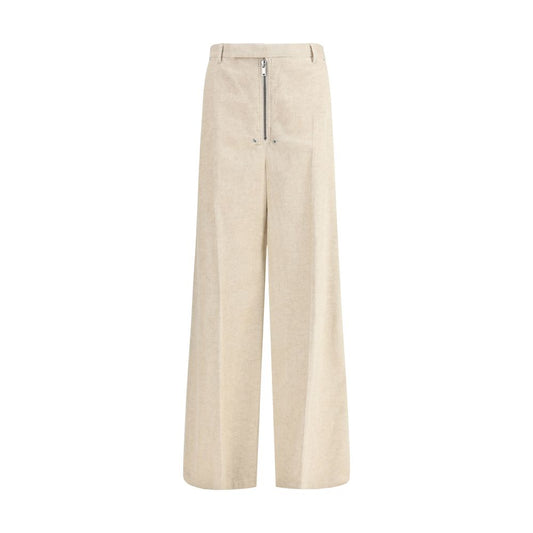 Rick Owens Beige Cotton Casual Pants