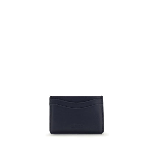 Ganni Black Recycled Leather Wallet