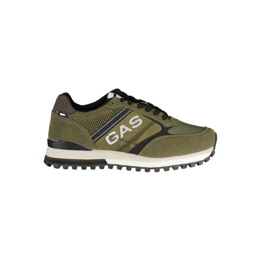 Gas Verde Poliestere Men Sneaker