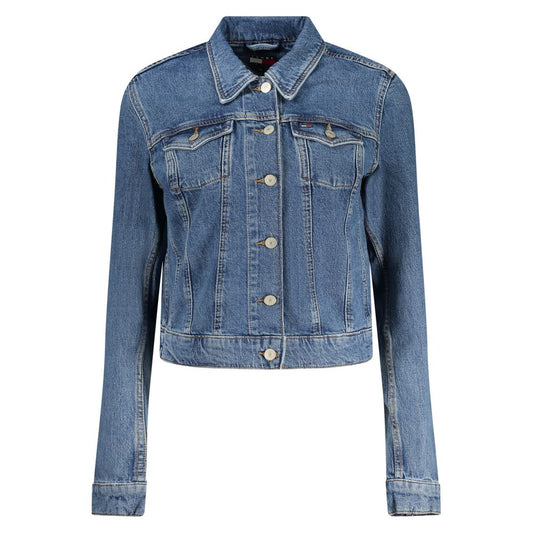Tommy Hilfiger Blu Cotton Women Jacket