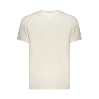 Tommy Hilfiger Bianco Cotton Mens T-Shirt