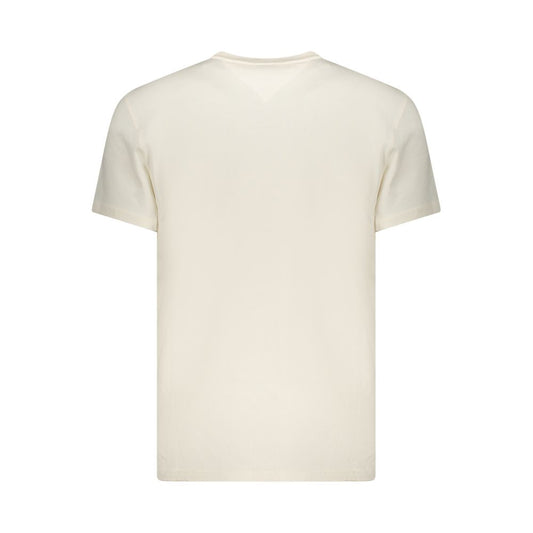 Tommy Hilfiger Bianco Cotton Mens T-Shirt