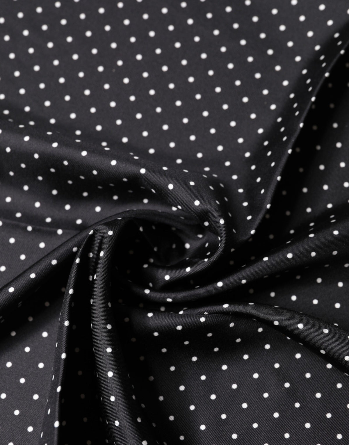 Dolce & Gabbana Black Polka Dot Silk Square Foulard Scarf