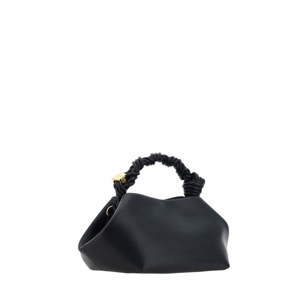 Ganni Black Calf Leather Bos Taurus Handbag
