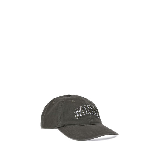 Ganni Bicolor Cotton Cap (Baseball Hat)