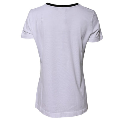 Dolce & Gabbana White Eleganza Cotton Crew Neck Tee T-shirt