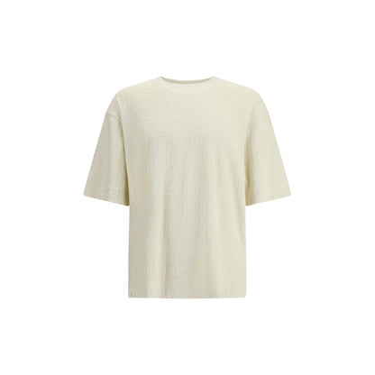 Off-White Cream Cotton T-Shirt