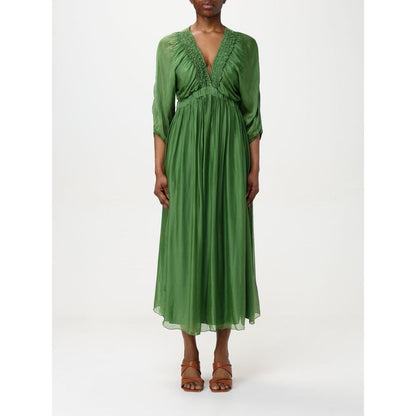 Kaos Bicolor Silk Casual Dress