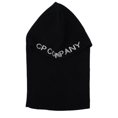 C.P. Company Black Wool Hat