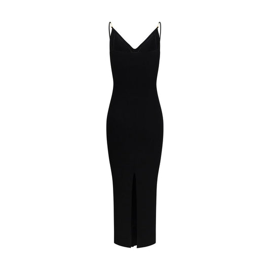 Versace Black Viscose Cocktail Dress
