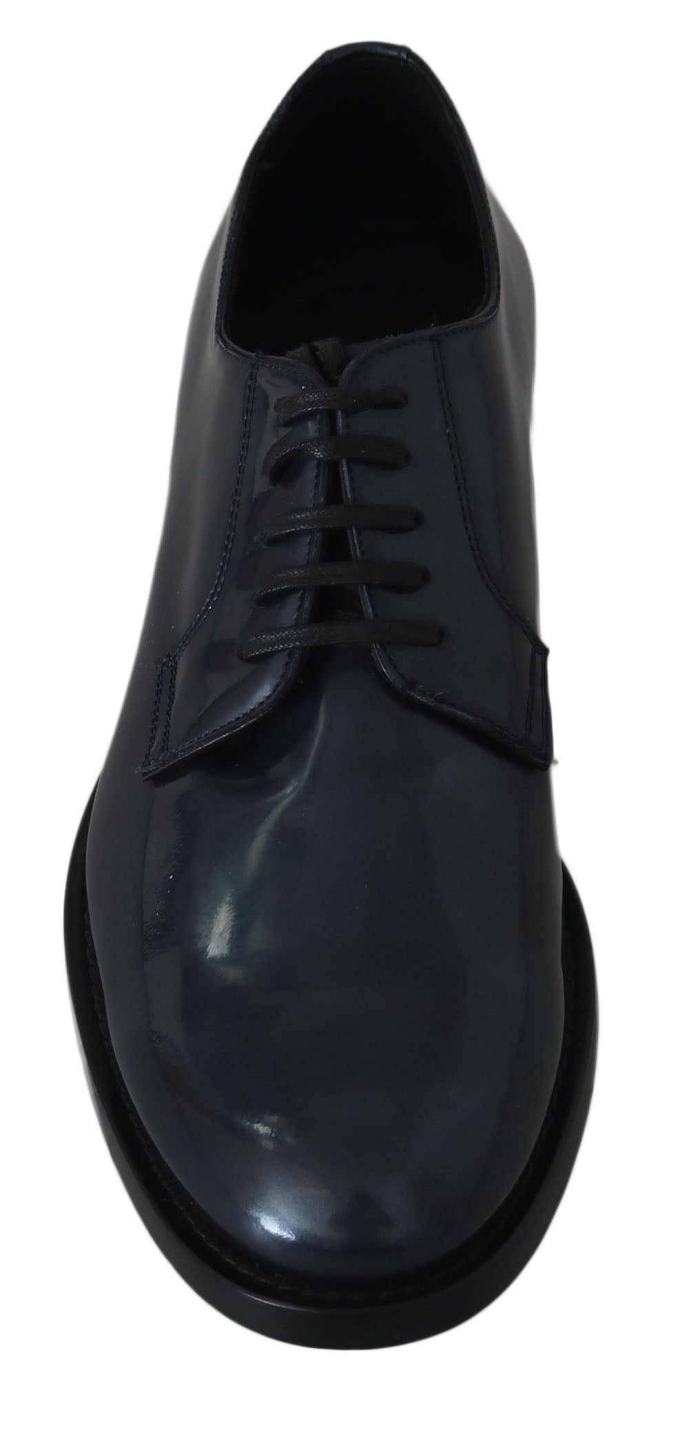 Dolce &amp; Gabbana – Blaue Derby-Schuhe aus Leder für formelle Anlässe