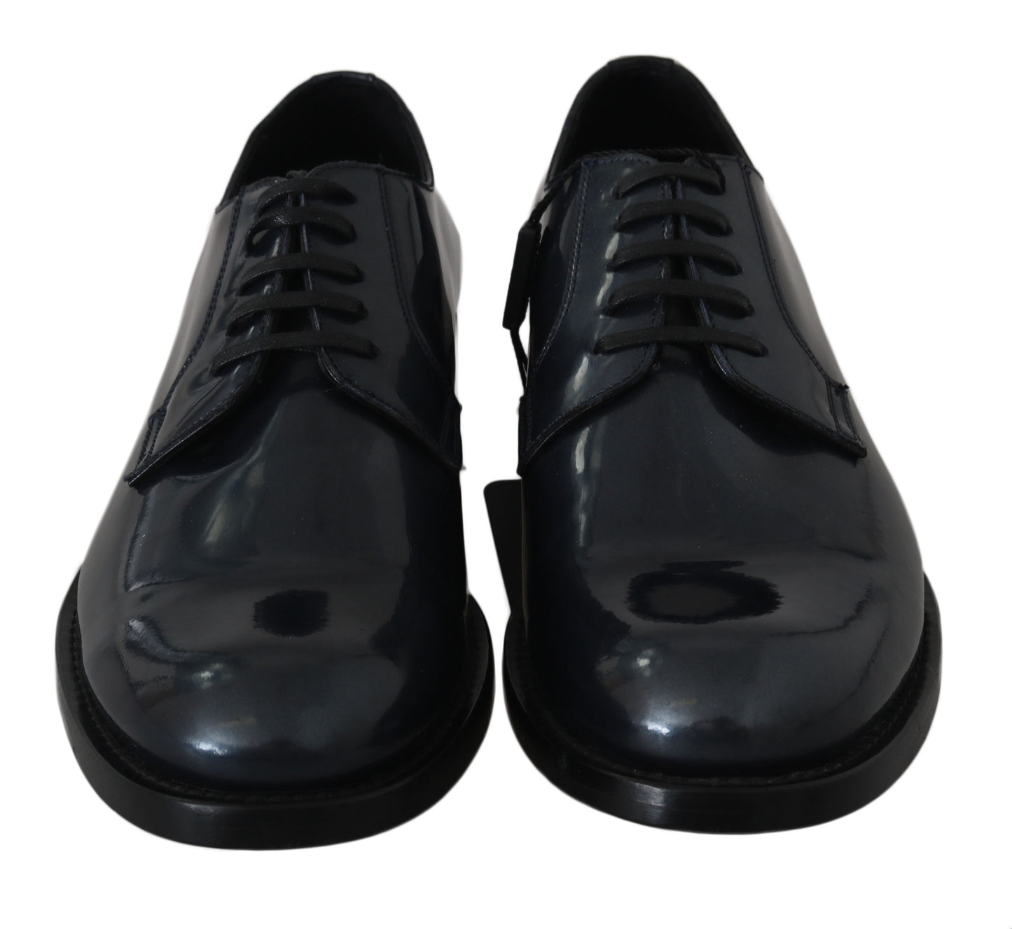 Dolce &amp; Gabbana – Blaue Derby-Schuhe aus Leder für formelle Anlässe